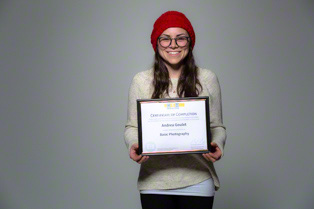 Photography Classes Certificate