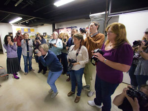 Our Photography the Basics course includes plenty of hands-on studio work.